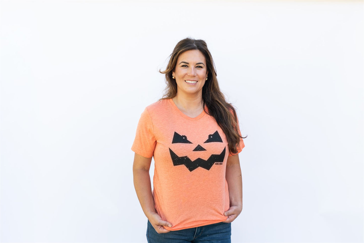 Jack-o-lantern V-Neck T-shirt