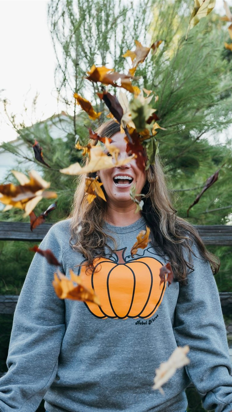 Pumpkin Stethoscope Sweatshirt