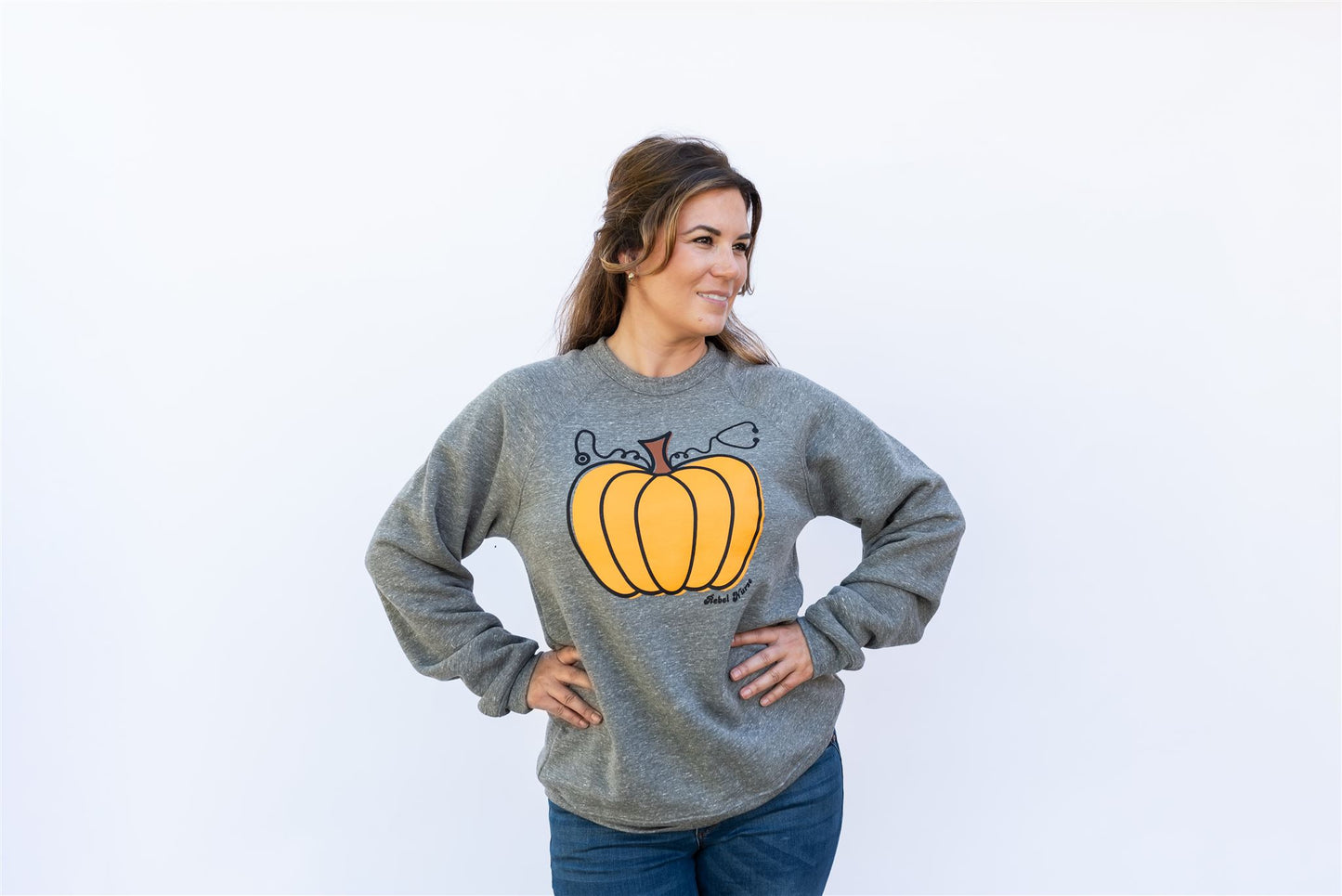 Pumpkin Stethoscope Sweatshirt