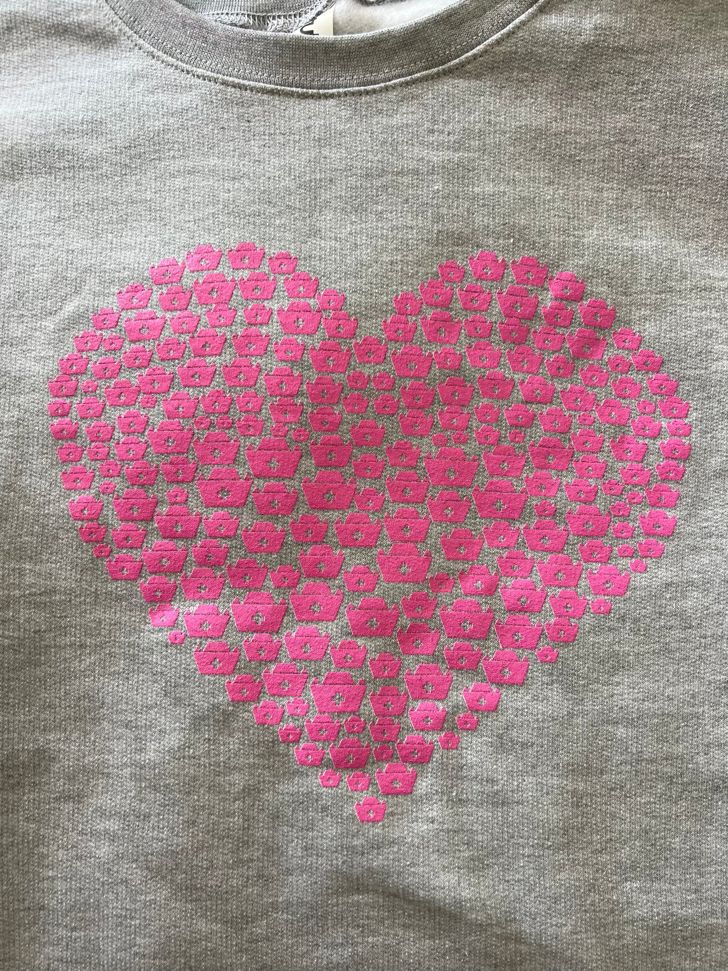 Pink Heart Sweatshirt